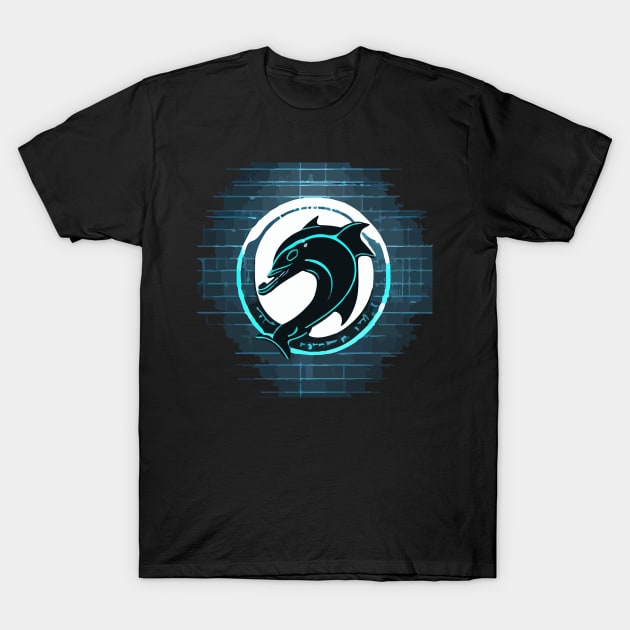 Dolphin Punk T-Shirt by yagakubruh